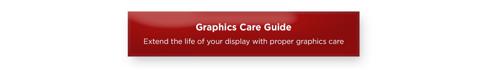 How to care for graphics