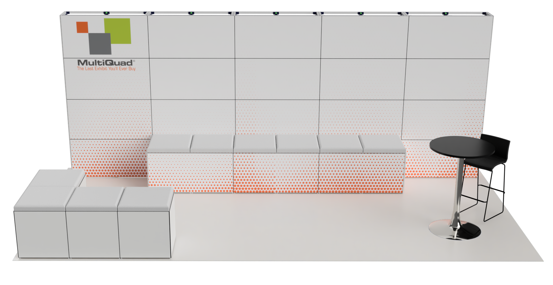 modular exhibits seating